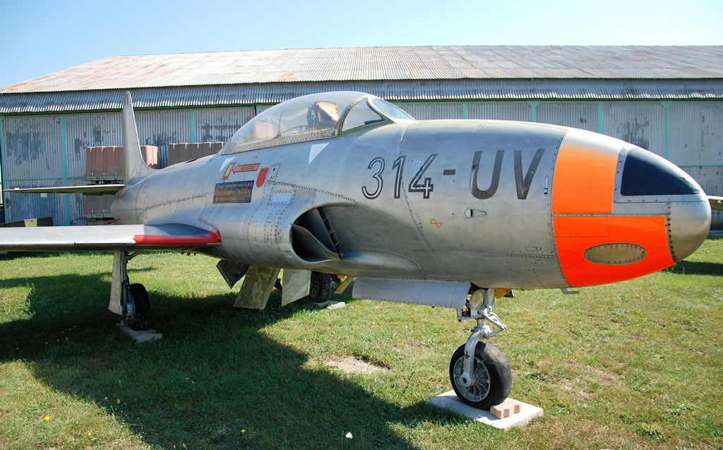 T-33 Shooting Star, 314-UV, Musée de Montélimar, France